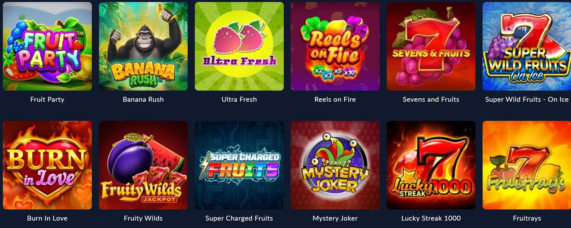 Bison Win Casino – klasyczne gry owocowe i proste automaty w lobby